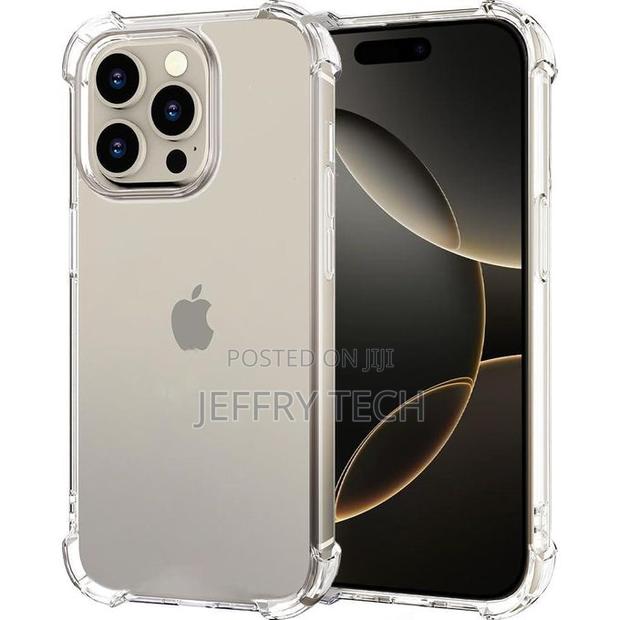 Clear Tpu Shockproof Corners Case Cover for iPhone 16 Pro - main view