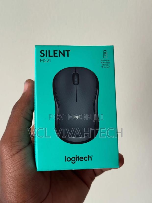 Logitech M221 Wireless Mouse, Silent Buttons
