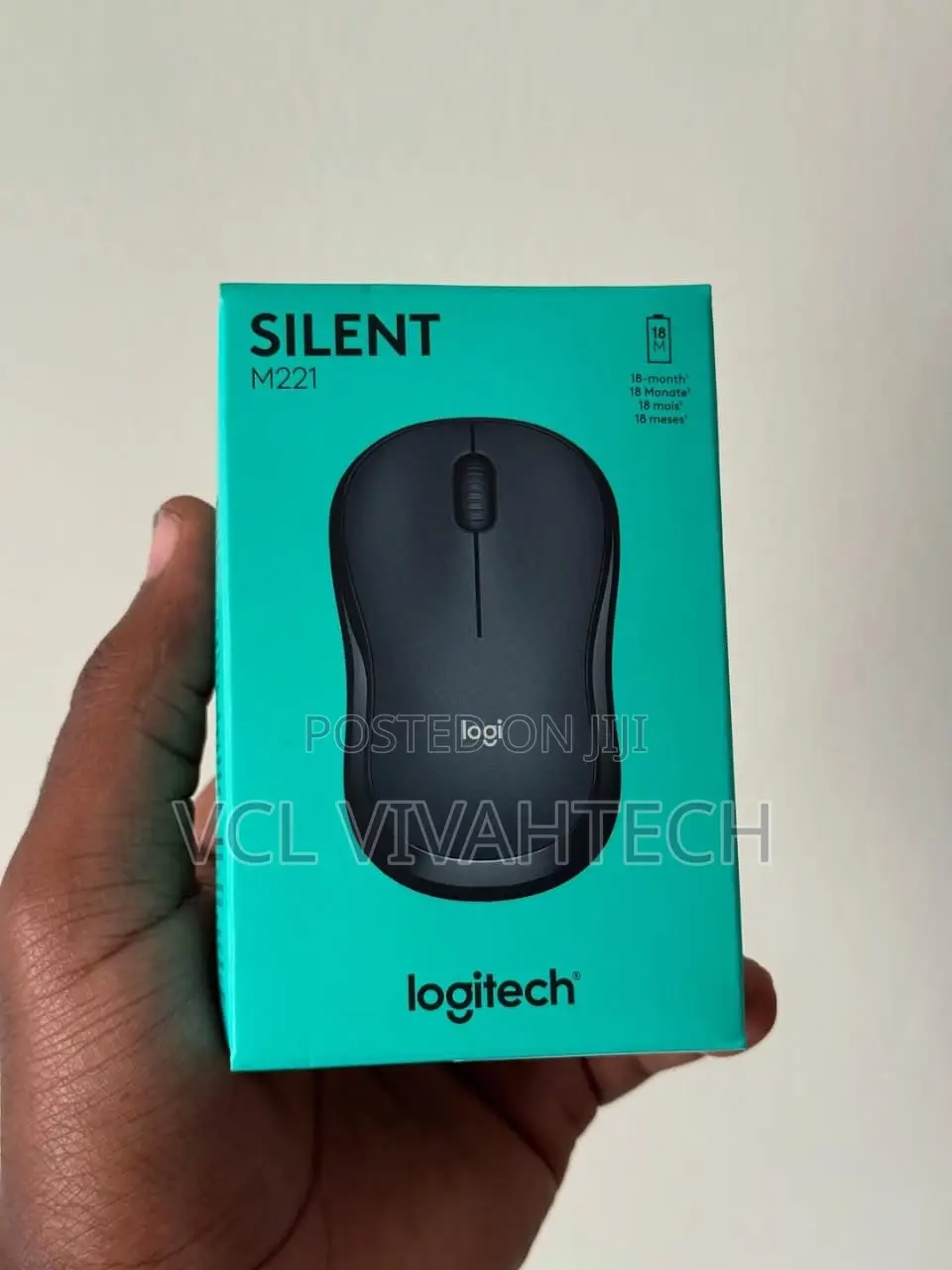 Logitech M221 Wireless Mouse, Silent Buttons