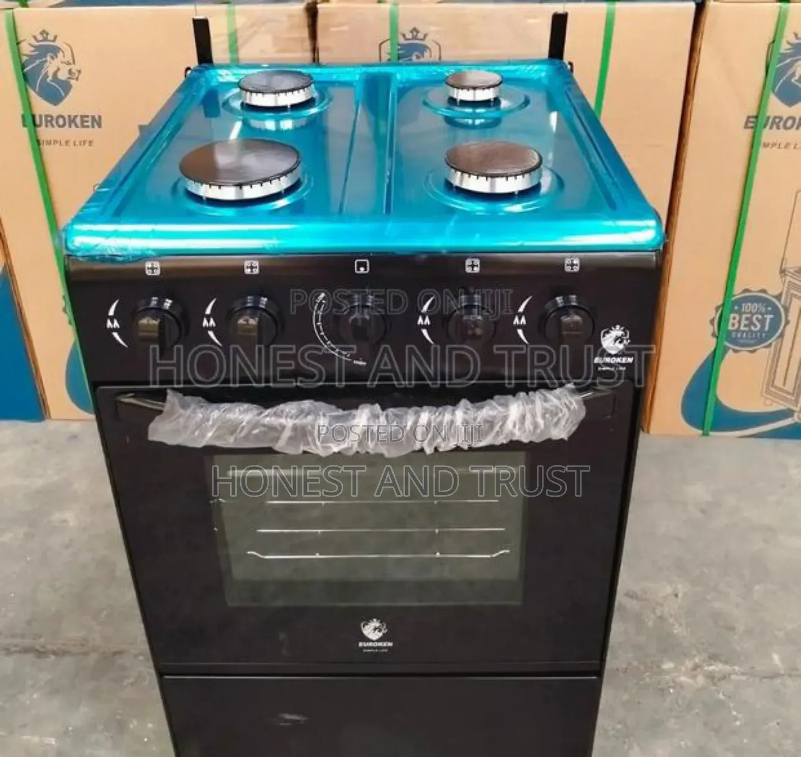 50×55 Euroken Full Gas Standing Cooker With Gas Oven Cooker
