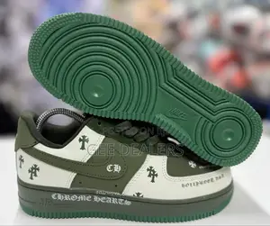 Airforce Chrome Heart Shoes,Green Airforce Shoes