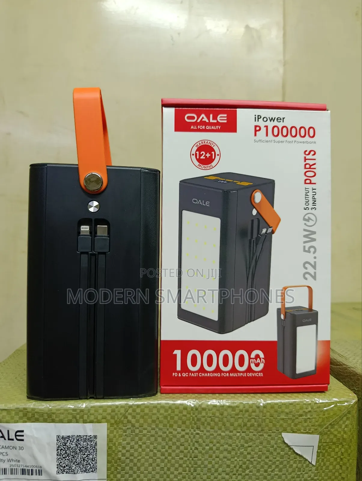 Portable 100,000mah Power Bank