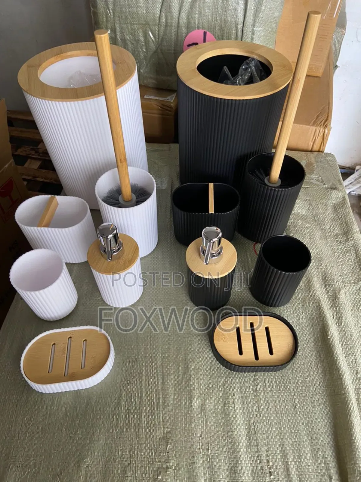 6 in 1 Bathroom Accessories Set.