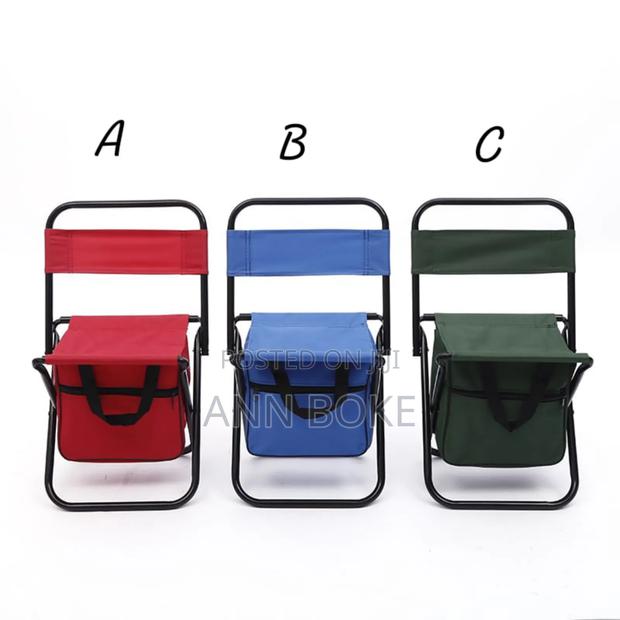 *Kids Foldable Camping Chair With Storage
