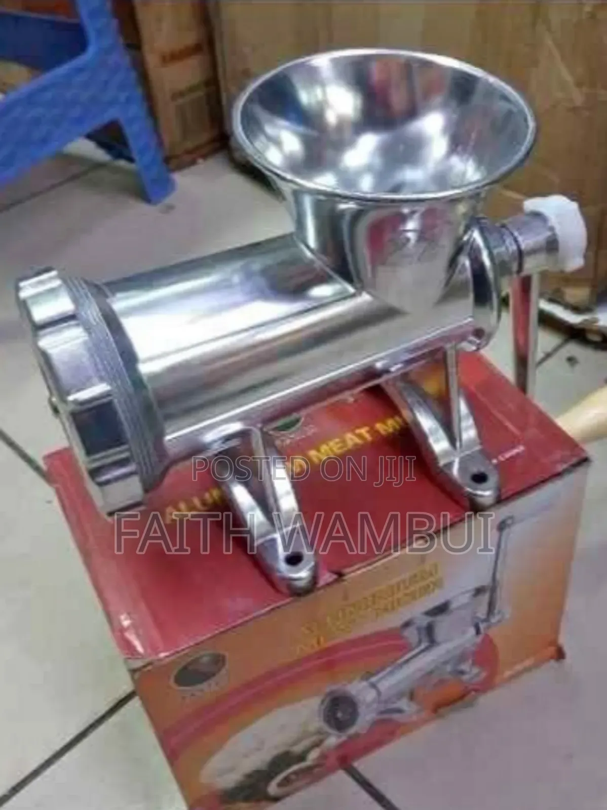 Aluminium Meat Mincer Machine/Manual Meat Mincer