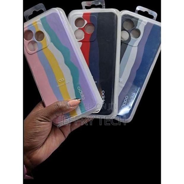 Realme C53 Rainbow Good Quality Silicone Cover / Case - main view