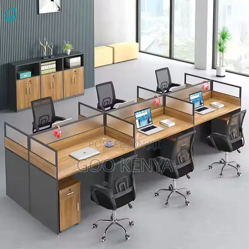 Office Desk ; 1-Way Modern Modular Office Workstation