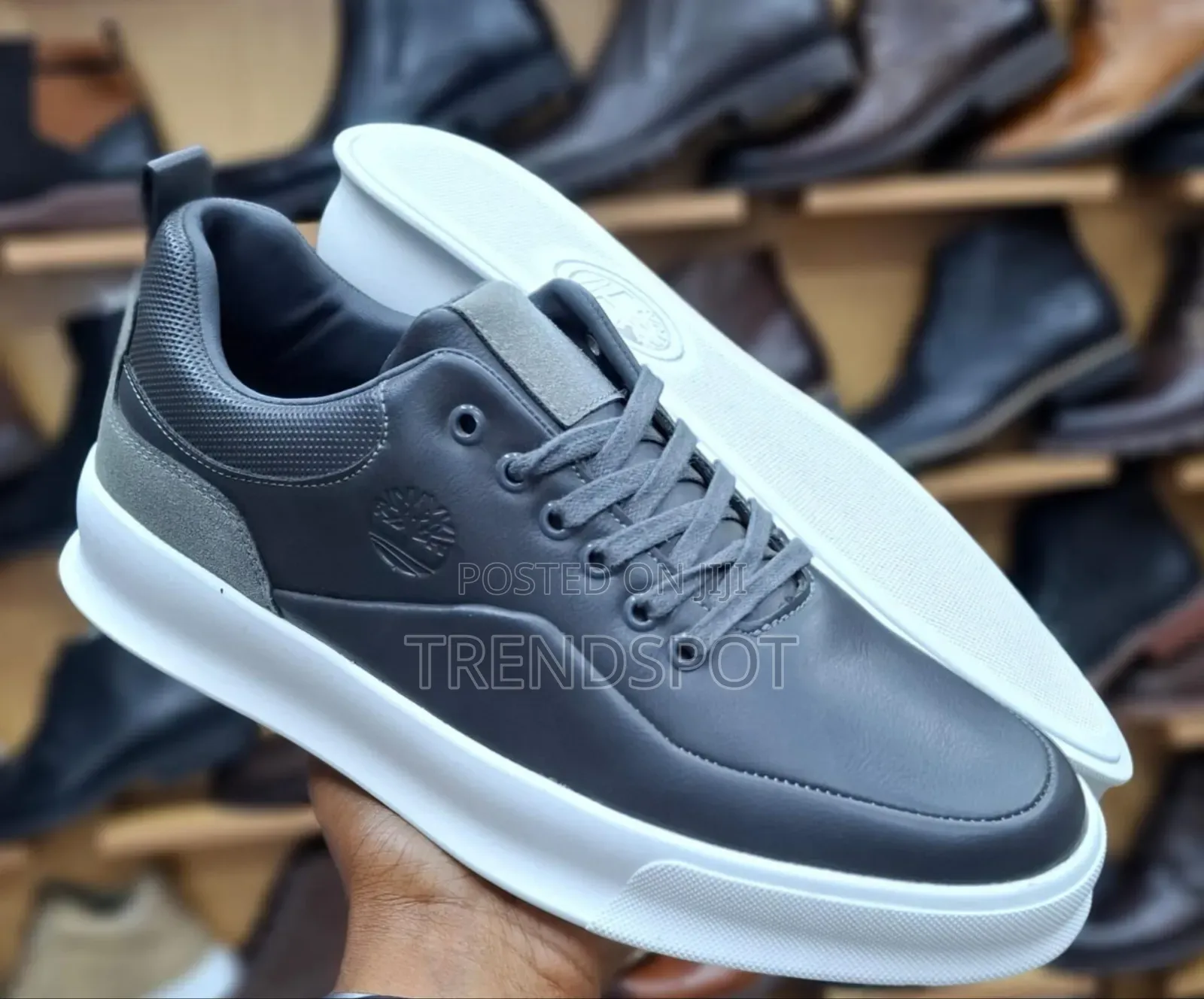 Timberland Casuals Grey Sole White