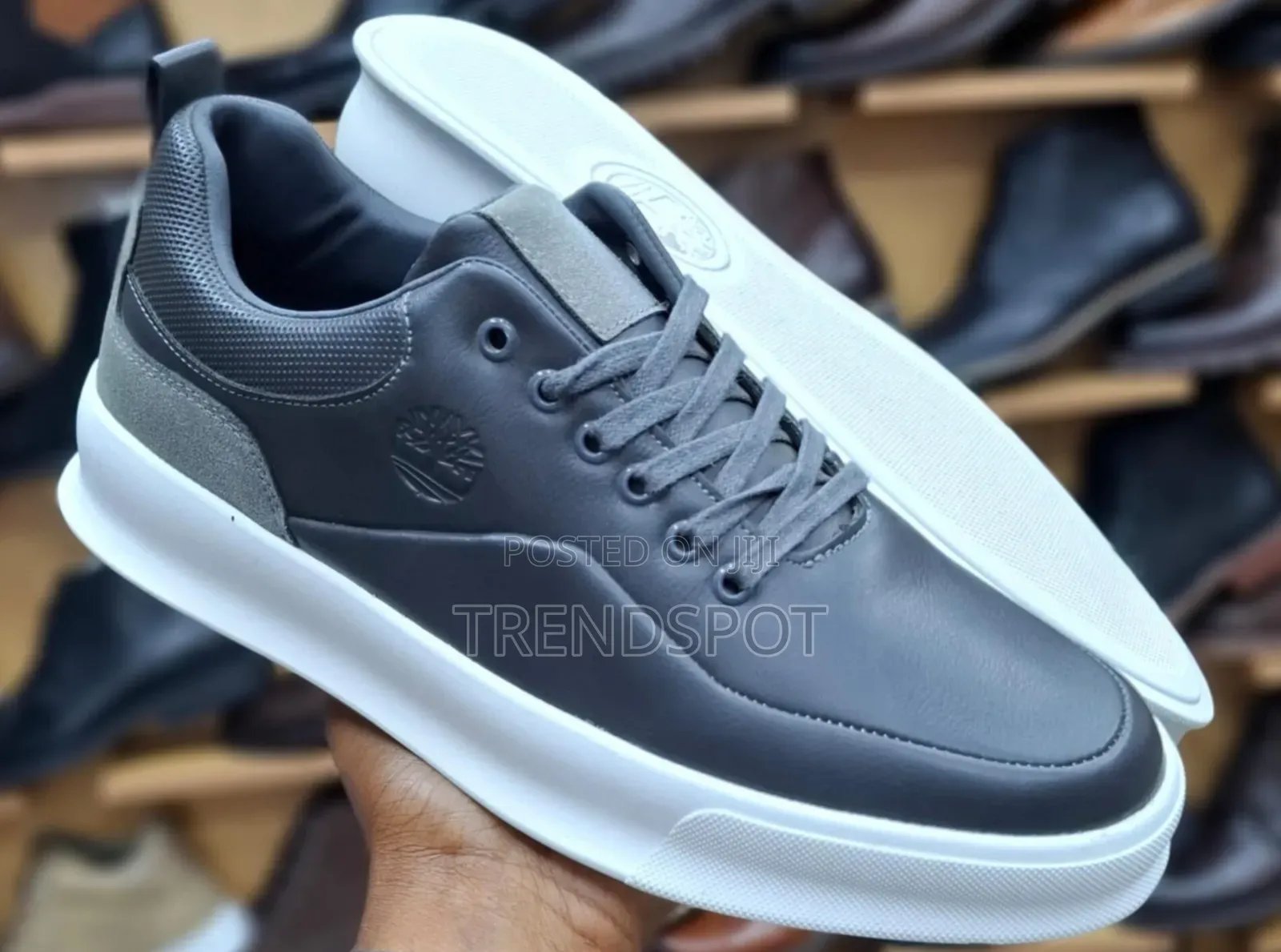 Timberland Casuals Grey Sole White