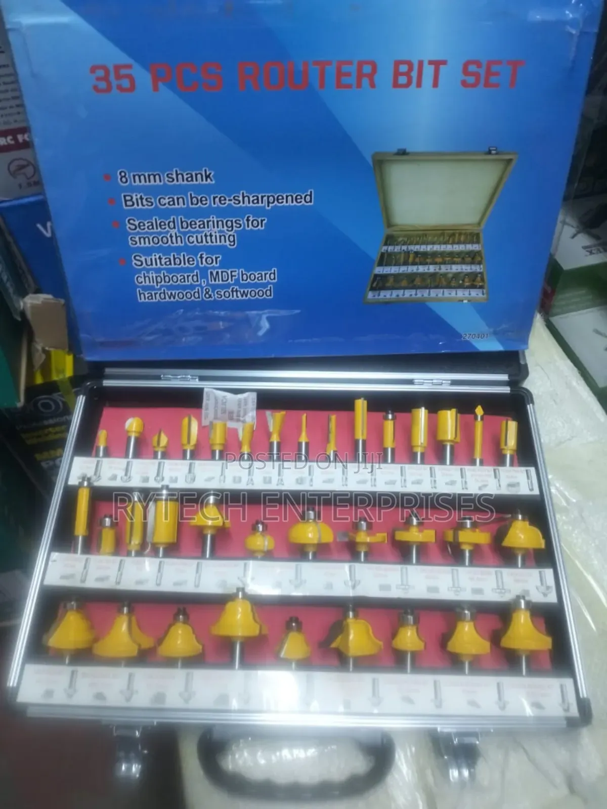 35pcs Wood Router Bits Set