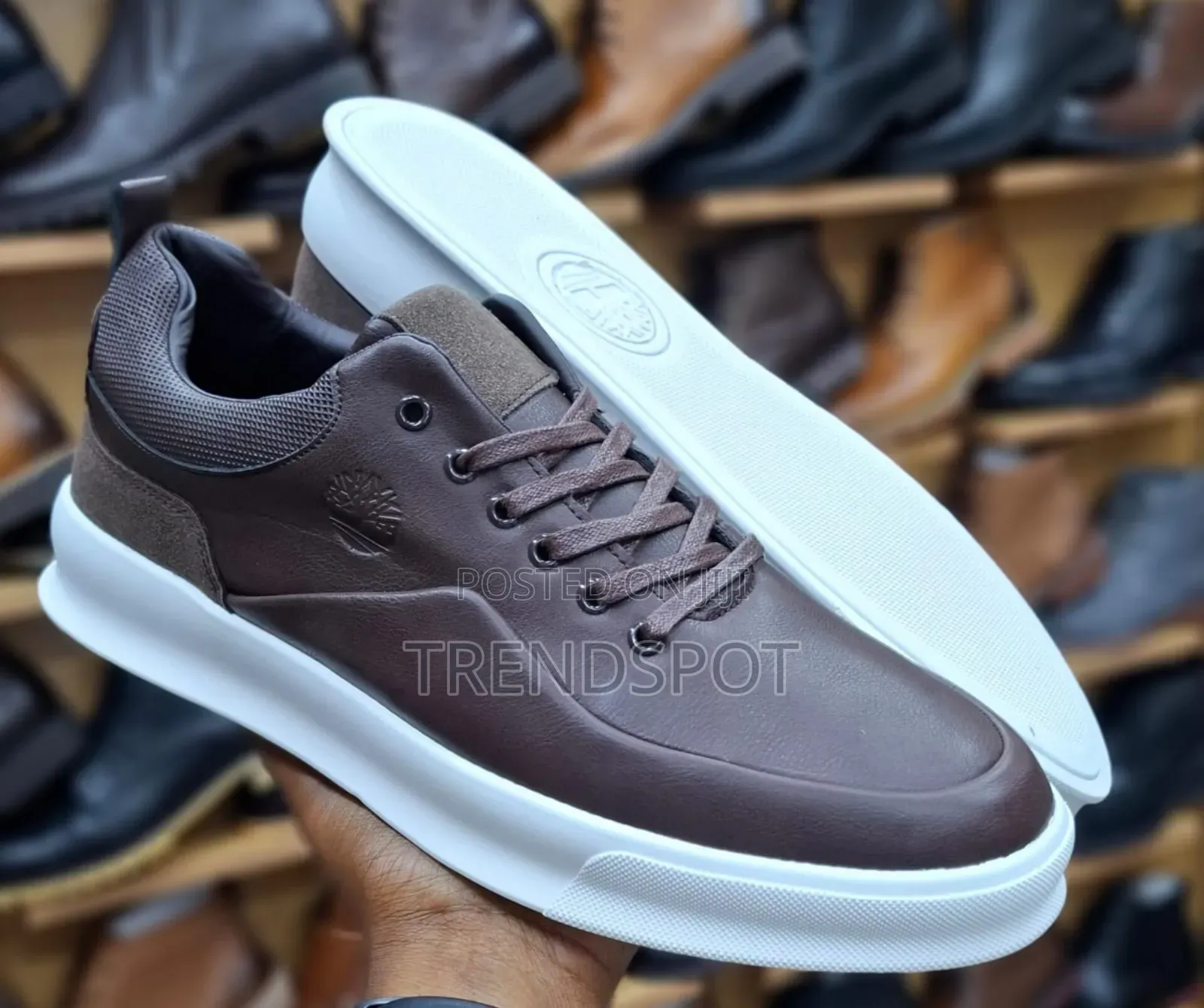 Timberland Casuals Coffee Sole White