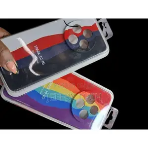 Tecno Spark 30 Rainbow Good Quality Silicone Cover / Case