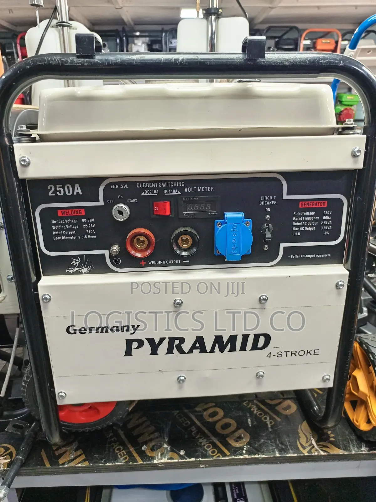 Pyramid Germany 250a Diesel Welding Generator