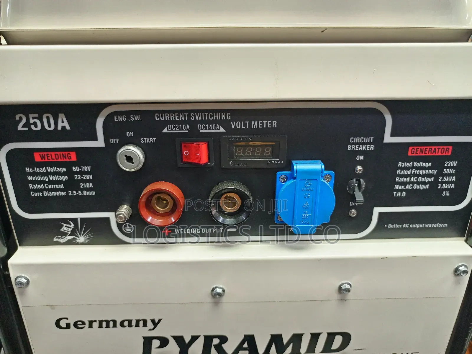 Pyramid Germany 250a Diesel Welding Generator