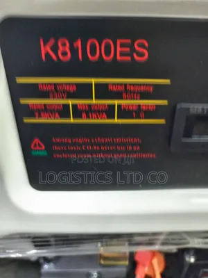 Kicho Japan K8100es 8.1kva Auto Choke Gasoline Generator