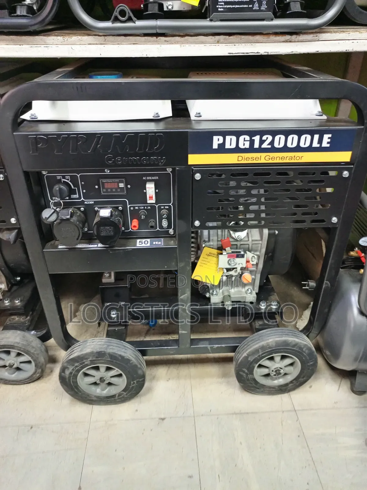 Pyramid Germany Pdg12000le 12kva Open Diesel Generator
