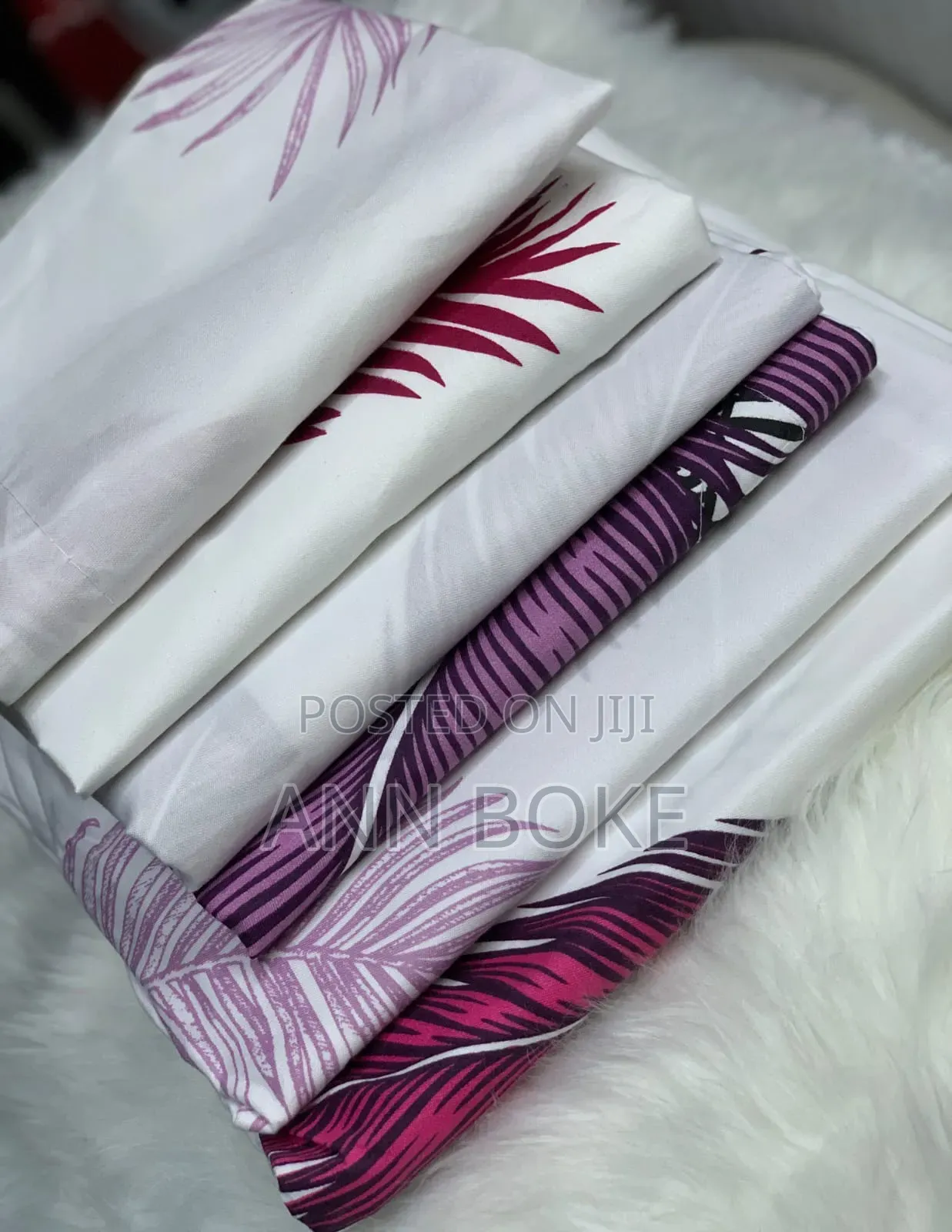 Restocked! 
 *6pc Cotton Bedsheets**
Set Contains:-