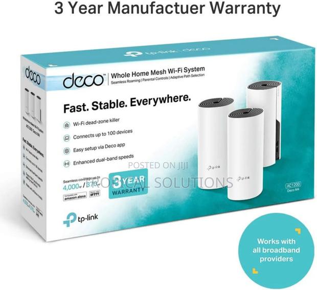 Tp-Link Deco M4 Ac1200 Tl-Deco M4 (3 Pack) - thumbnail 4