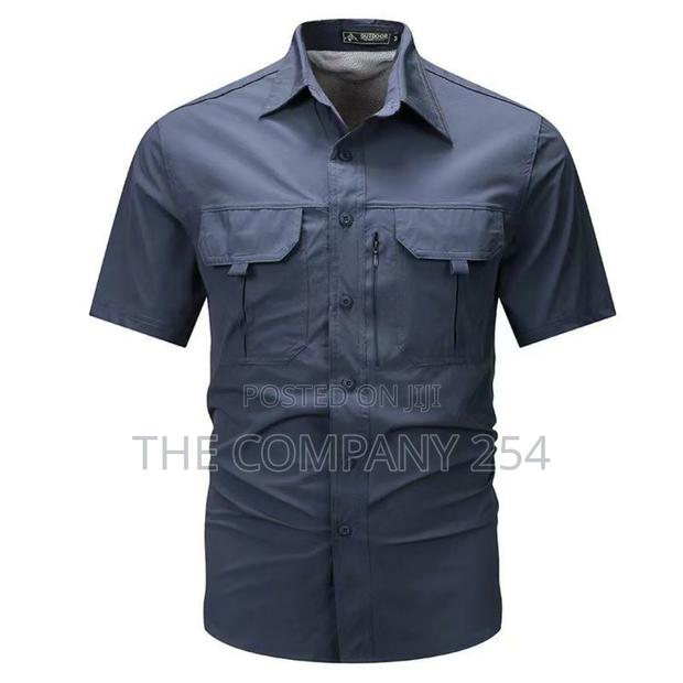 Quality Original Spandex Short Sleeved Collar Shirts