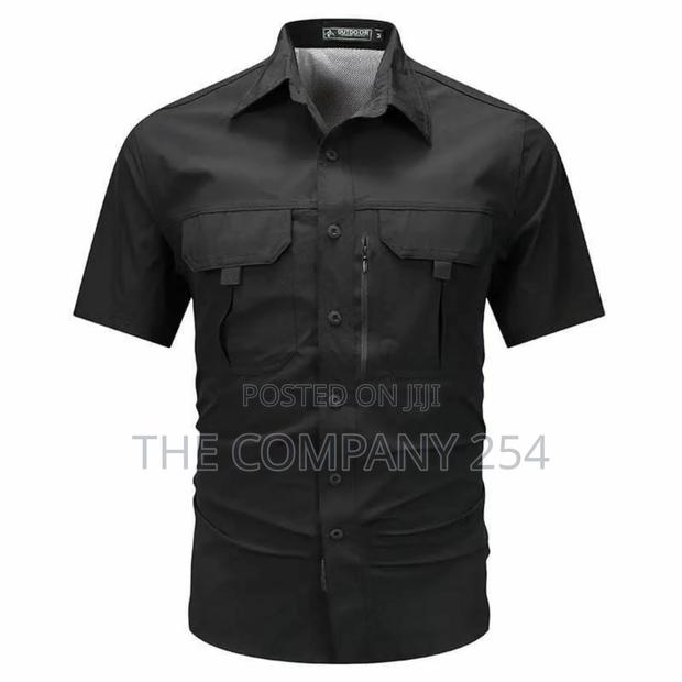 Quality Original Spandex Short Sleeved Collar Shirts - thumbnail 2