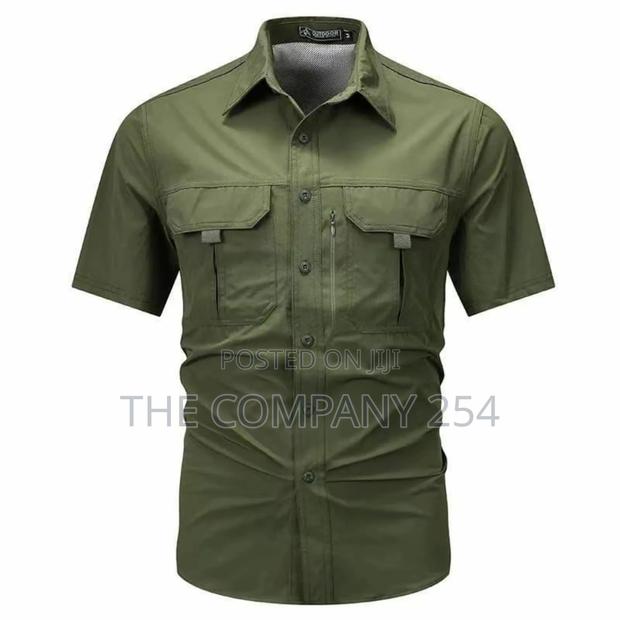 Quality Original Spandex Short Sleeved Collar Shirts - thumbnail 4