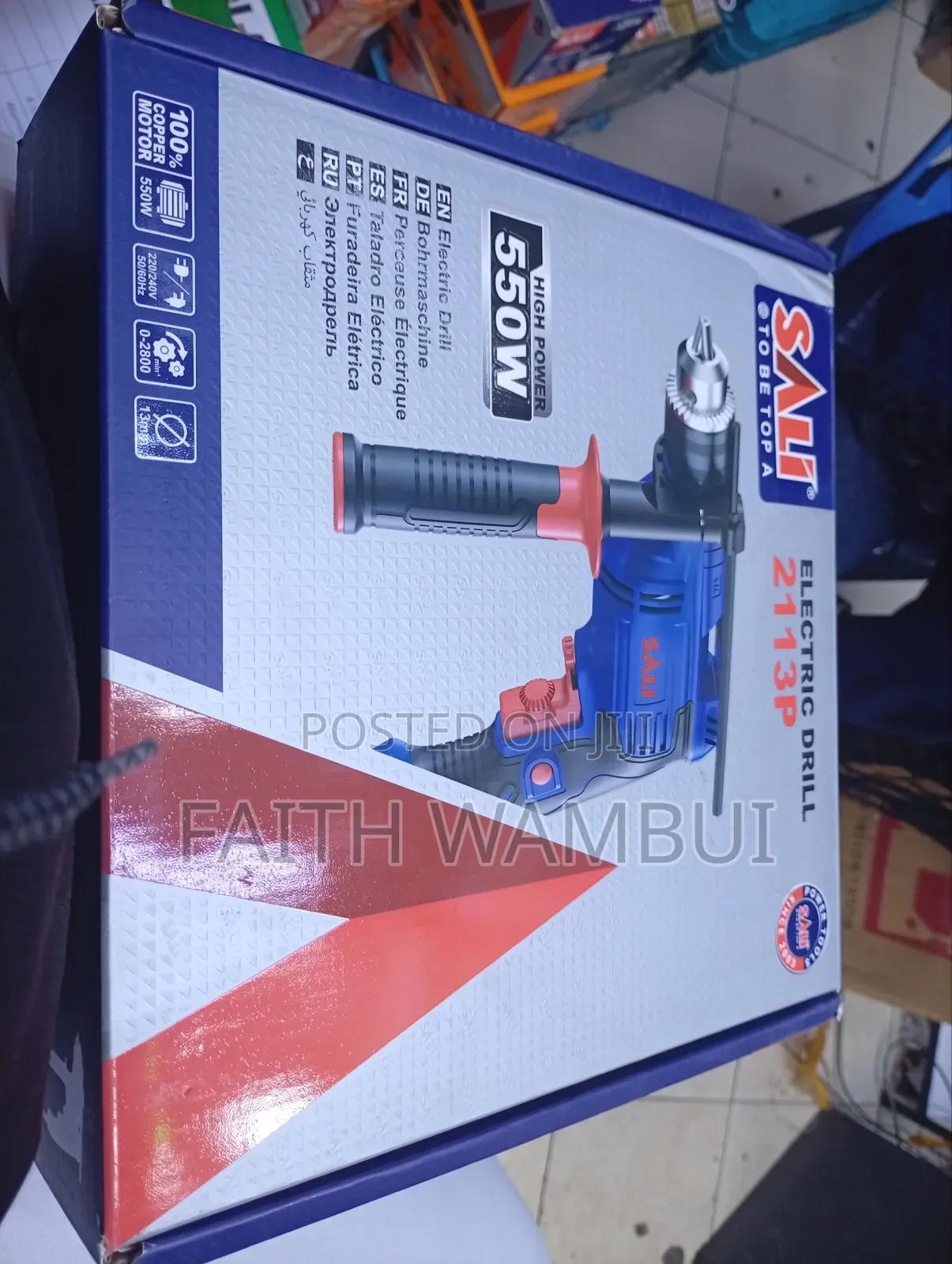 550 Watts Sali Electric Drill/Electric Drill 550 Watts