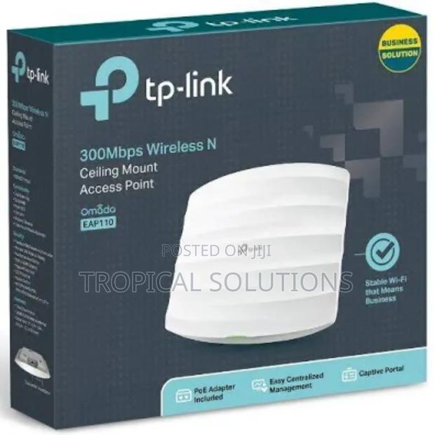Tp-Link 300mbos Ceiling Mount Access Point Tl-Eap110 - thumbnail 3