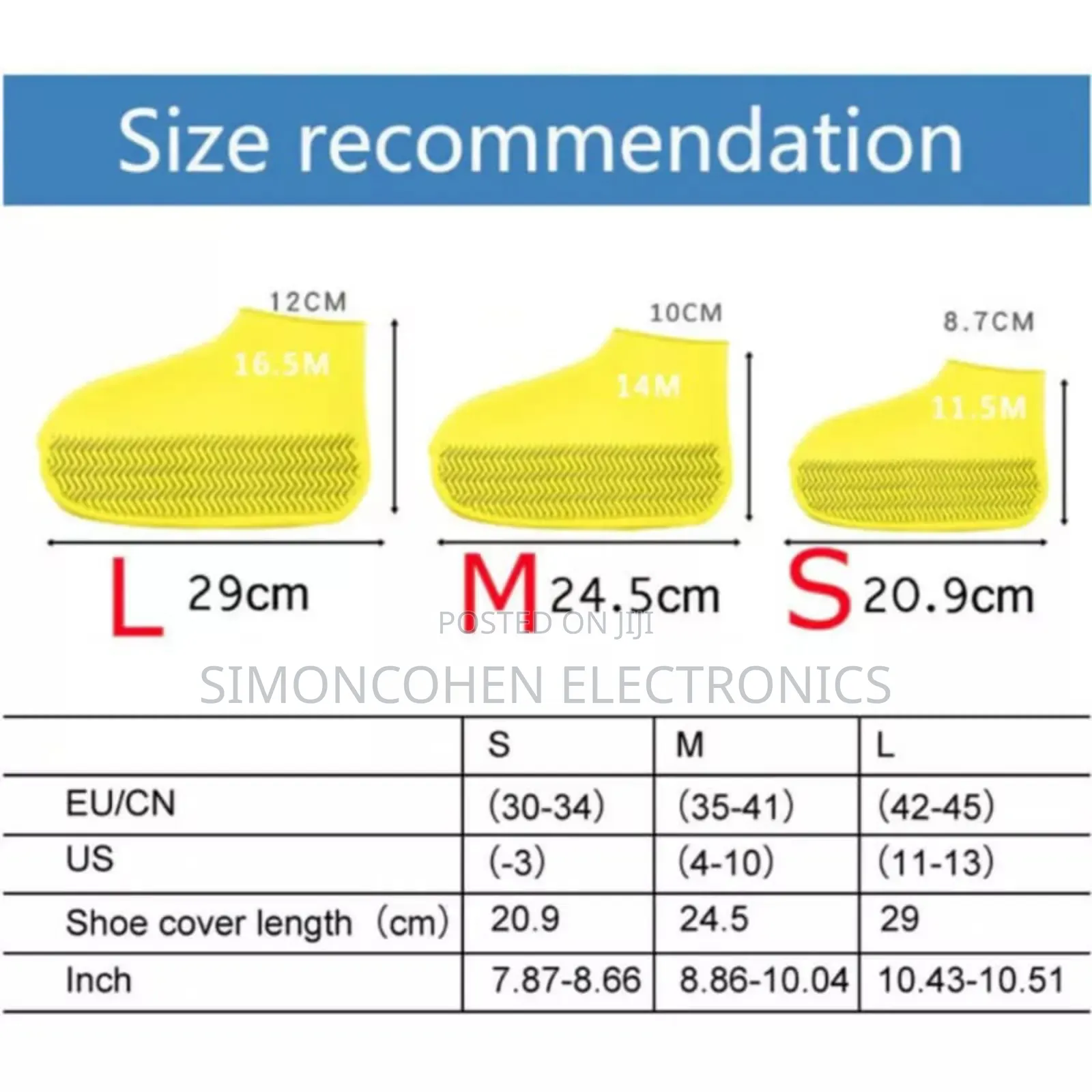 Thickened Silicone Unisex Shoe Cover