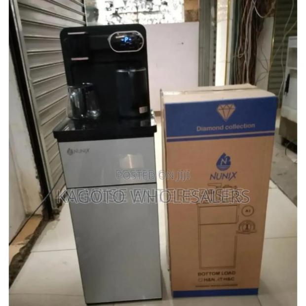 Silver Nunix A1c Hot and Cold Bottom Load Water Dispenser - main view