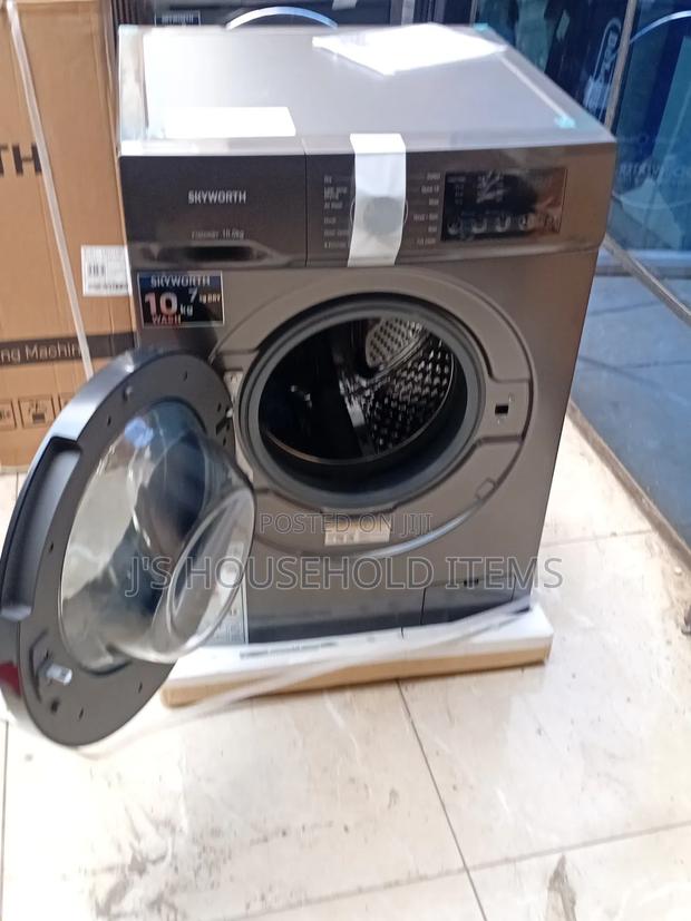 Skyworth All‐In‐One Laundry:10 Kg Wash+7 Kg Dry Front Loader - main view