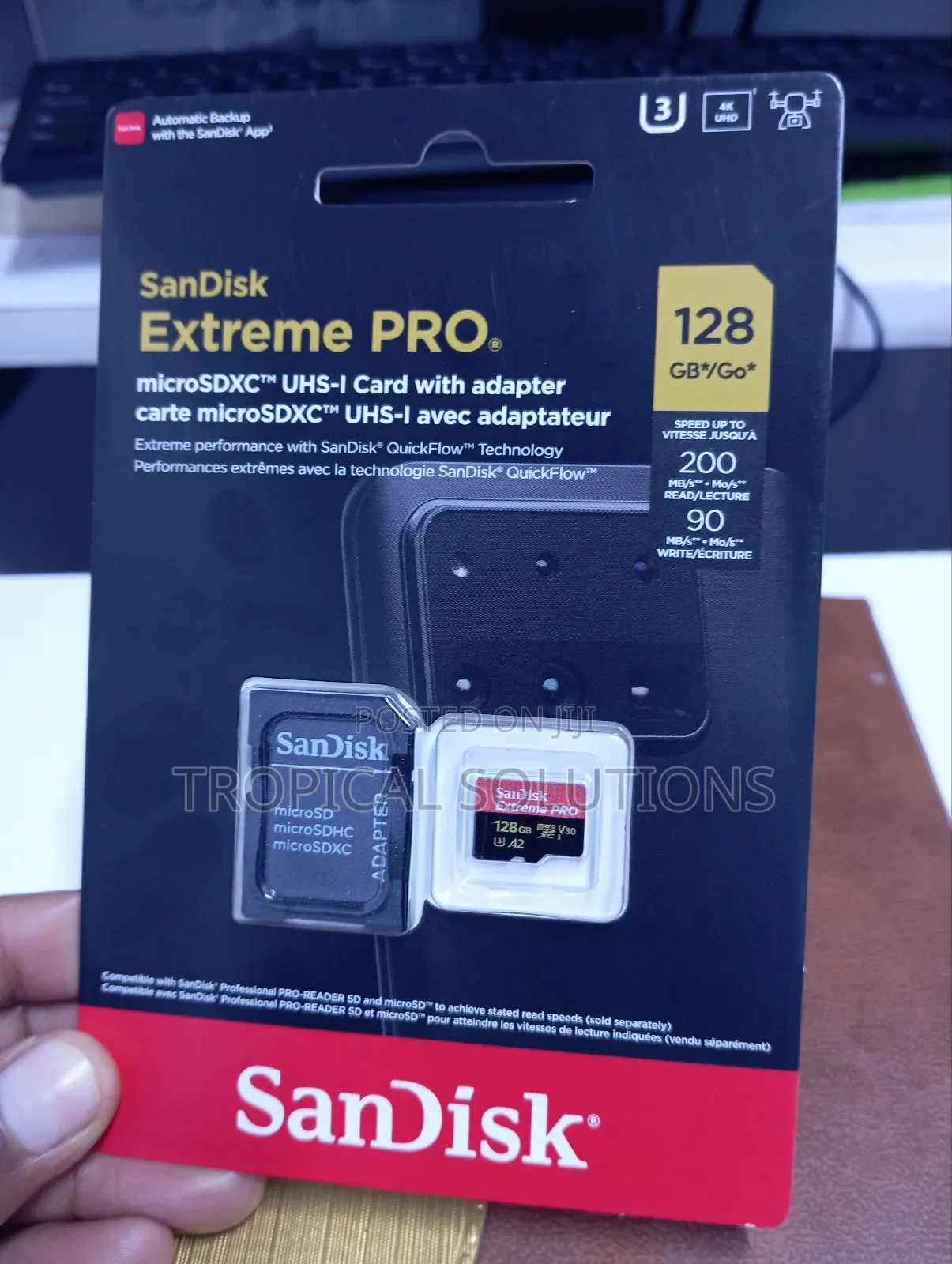 128gb Sandisk Extreme Pro Microsdxc With Adapter 128gb