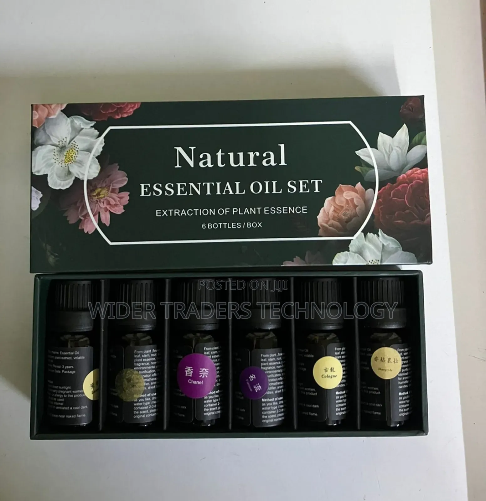 Natural Essential Oil Set Of 6 Pieces(10ml Each Bottle)