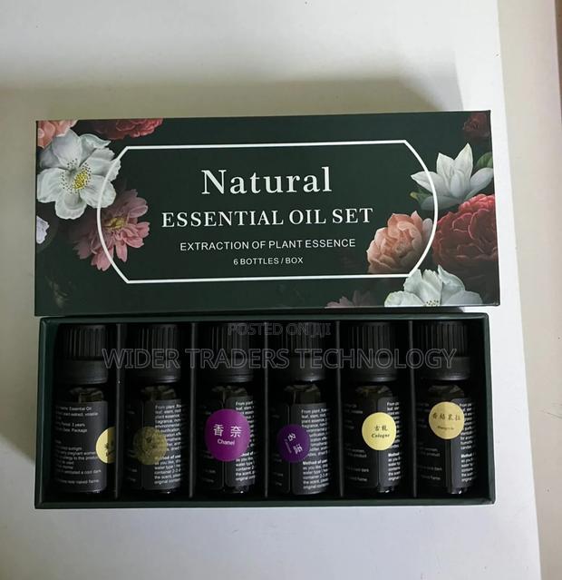 Natural Essential Oil Set Of 6 Pieces(10ml Each Bottle)