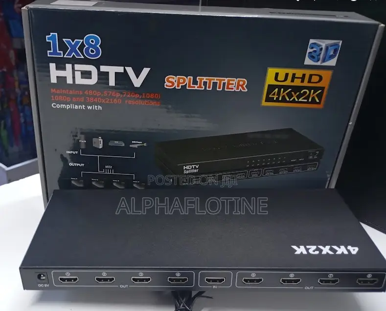 3d 1*8 HDTV Splitter Uhd *
