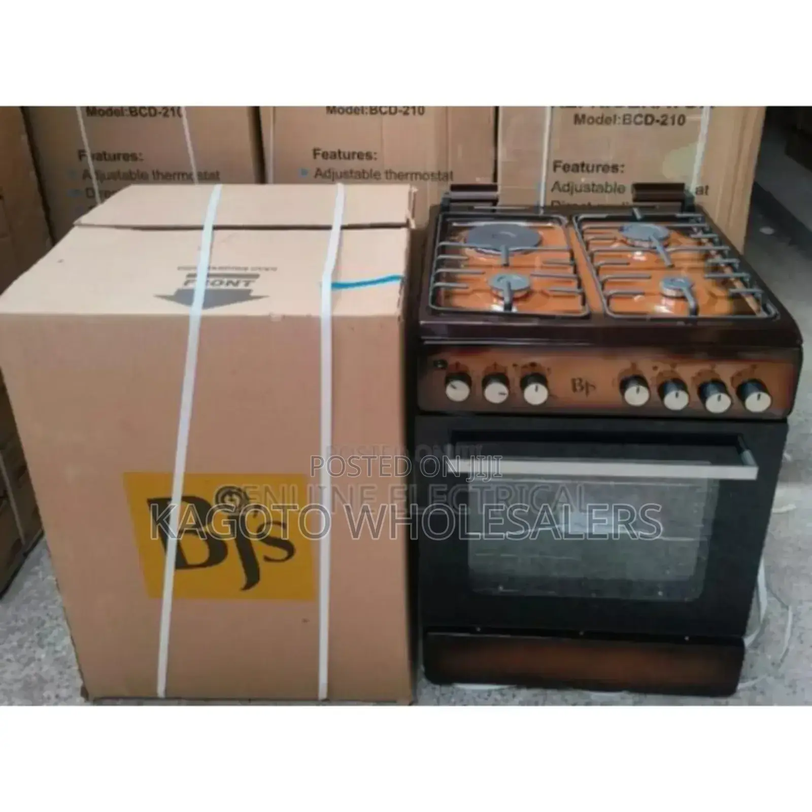 Colour Brown. BJS 60by60 Standing Cooker
