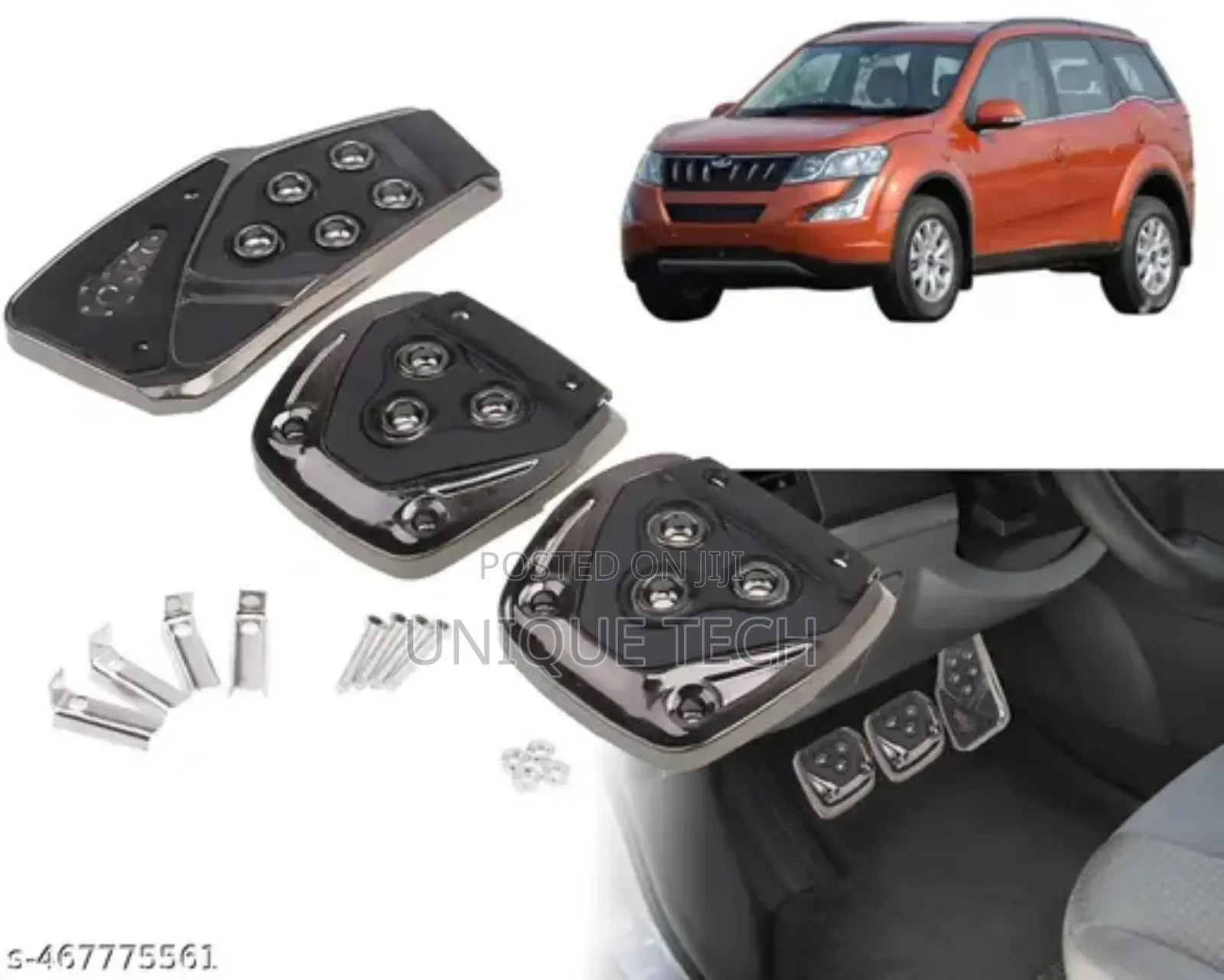 Aluminum Pedal Covers / Universal Manual-Auto Fit