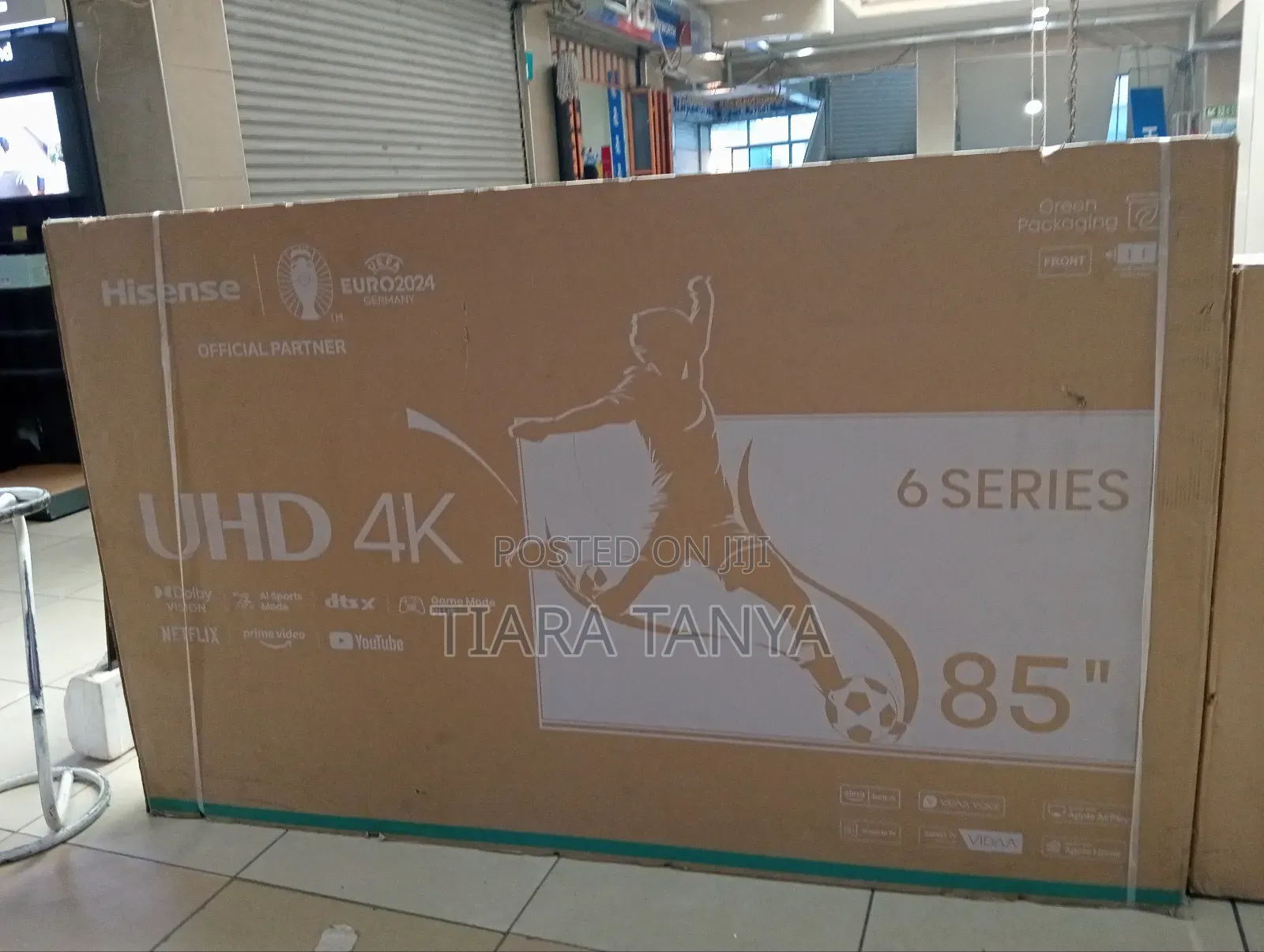 Hisense 85" Smart Uhd Frameless Dolby Vision HDR Tv