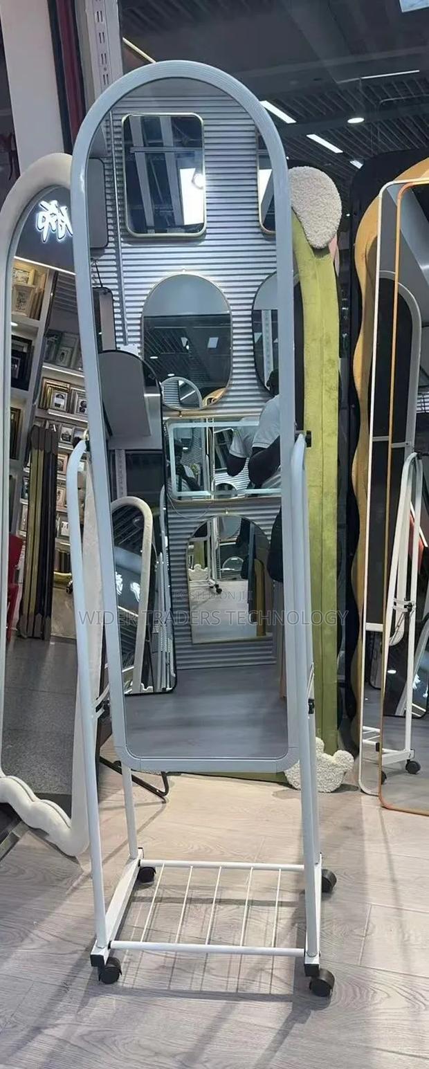 Dressing Mirror With Wheels 36cm Available In Black