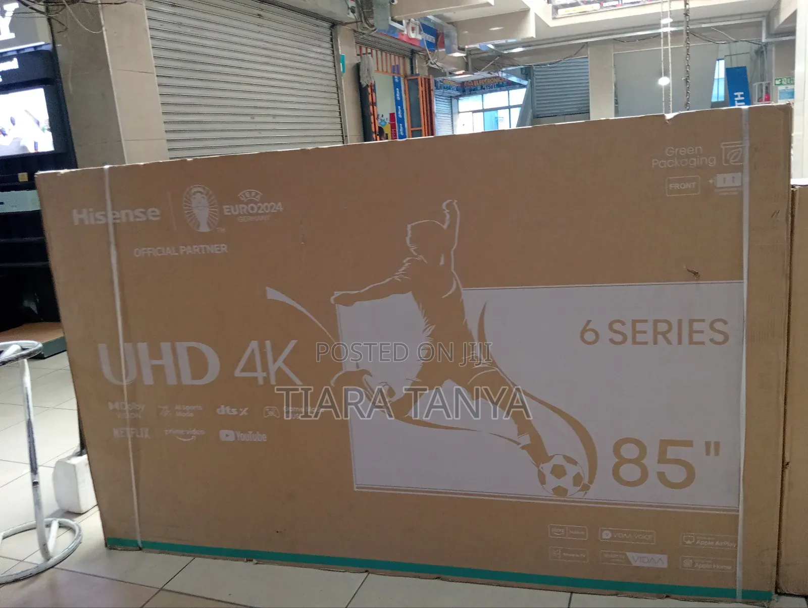 Hisense 85" Smart Uhd Frameless Dolby Vision HDR Tv