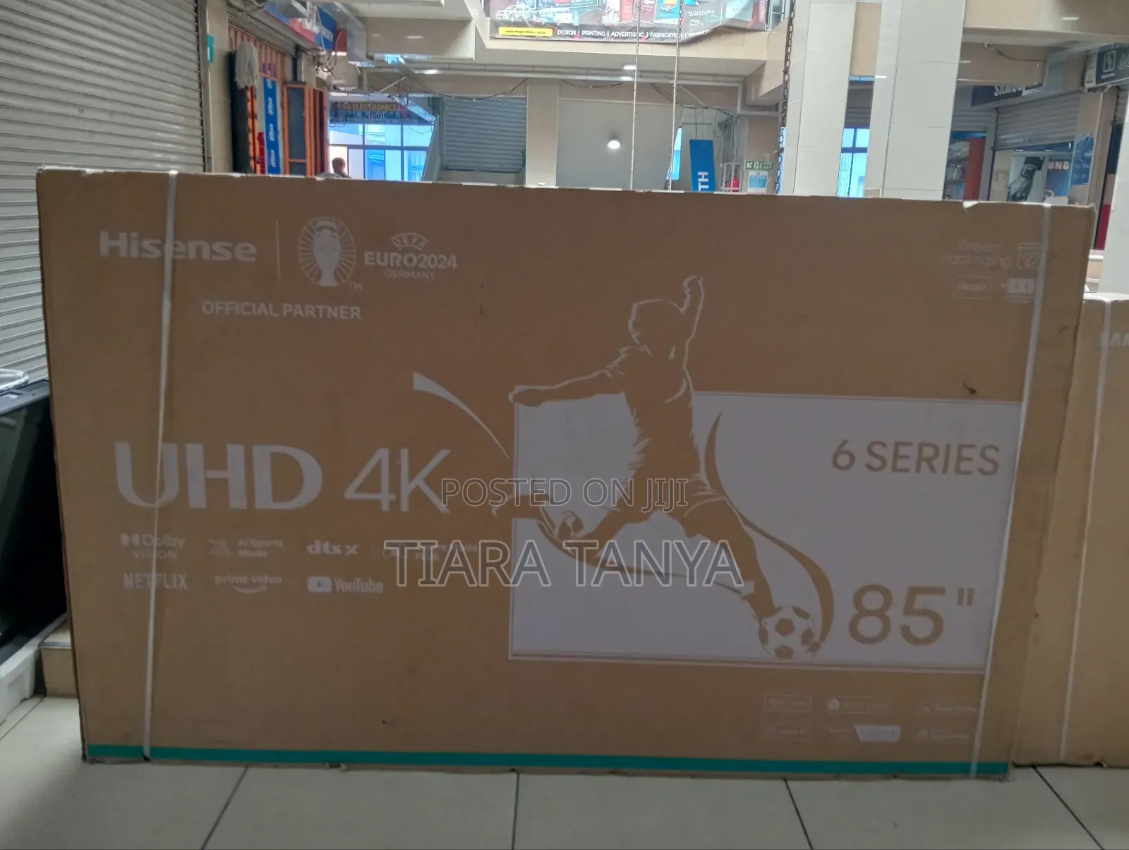 Hisense 85" Smart Uhd Frameless Dolby Vision HDR Tv