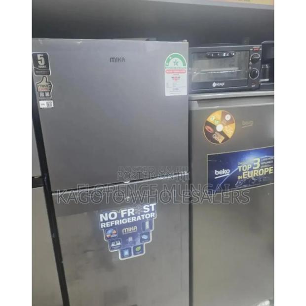 Black Silver  255litres Mika Double Door Fridge - thumbnail 2
