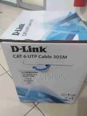 D-Link Cat 6 Utp24awg PVC Cable Roll 305m Indoor NCB-C6ugryr-305-24