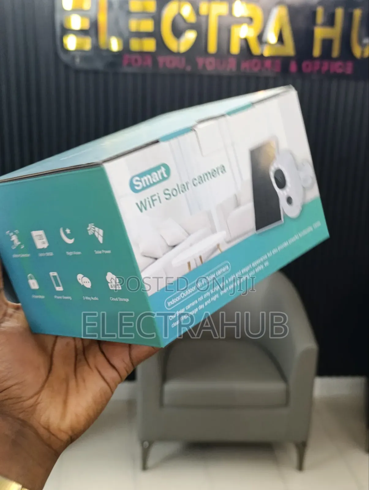 Techwiz Smart Wifi Solar Security Camera Brand New Sealed