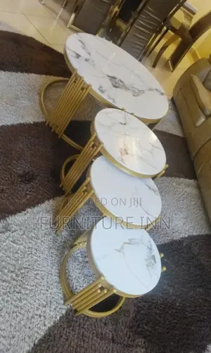 Imported Pure Marble 4 in 1 Nesting Coffee Table