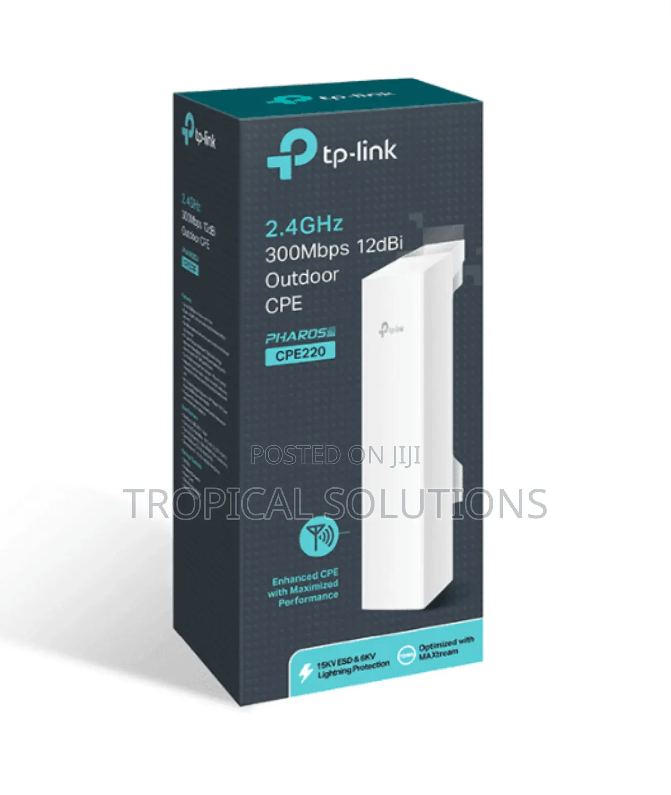 Tp-Link 2.4ghz 300mbps 12dbi Outdoor Cpe 220