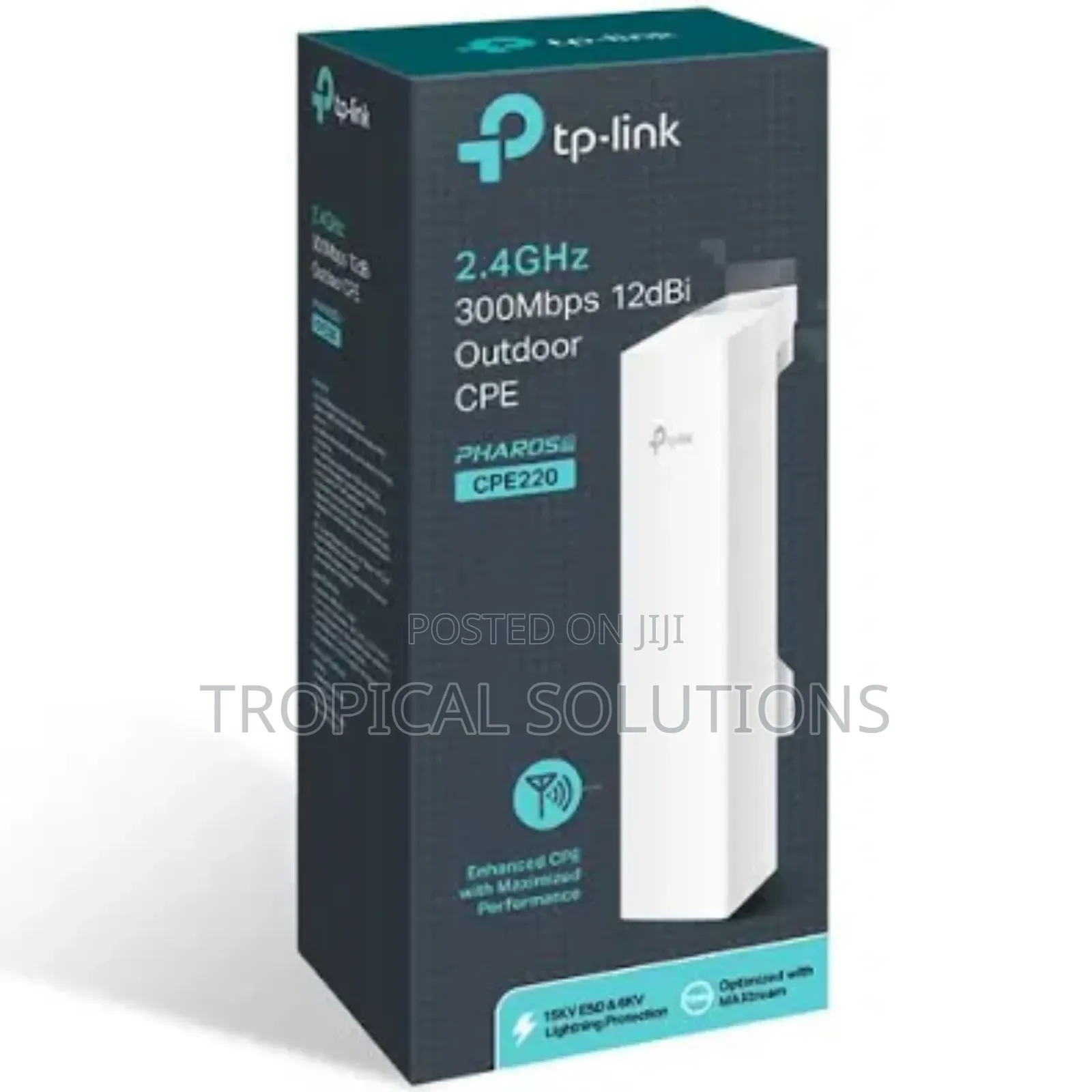 Tp-Link 2.4ghz 300mbps 12dbi Outdoor Cpe 220