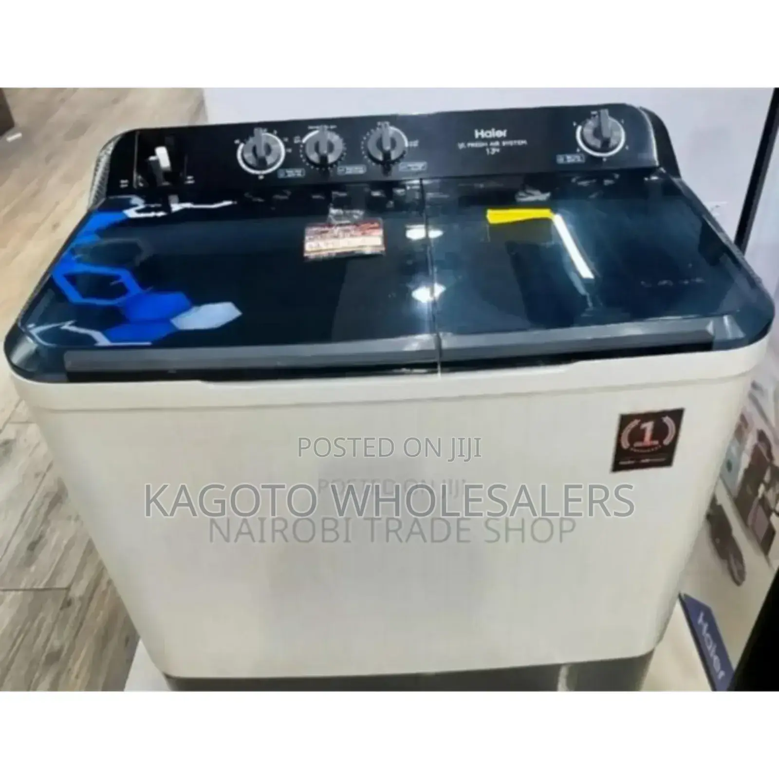 Digital Wash and Spin Haeir 13.5 KGS Washing Machine