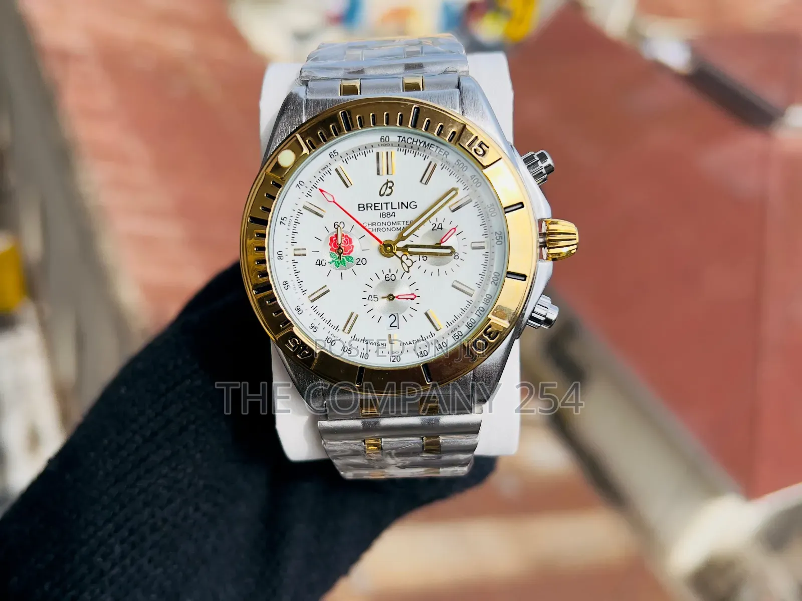 Breitling Chronograph Stainless Battery Powered Watches