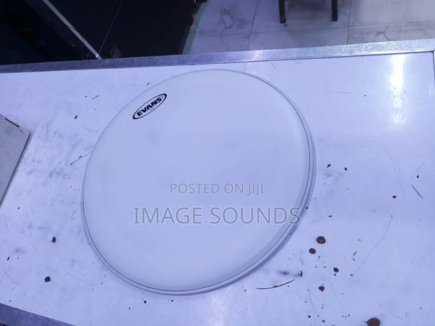 White Rough Snare Skin 14inch - main view