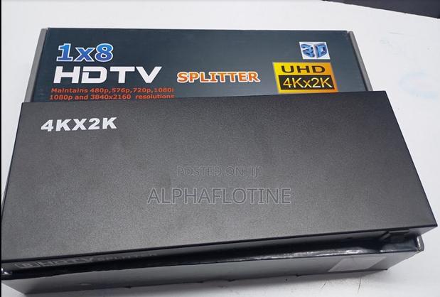 1 Input to 8 Outputs Ultra Hd 8 Port Hdmi Video Splitter